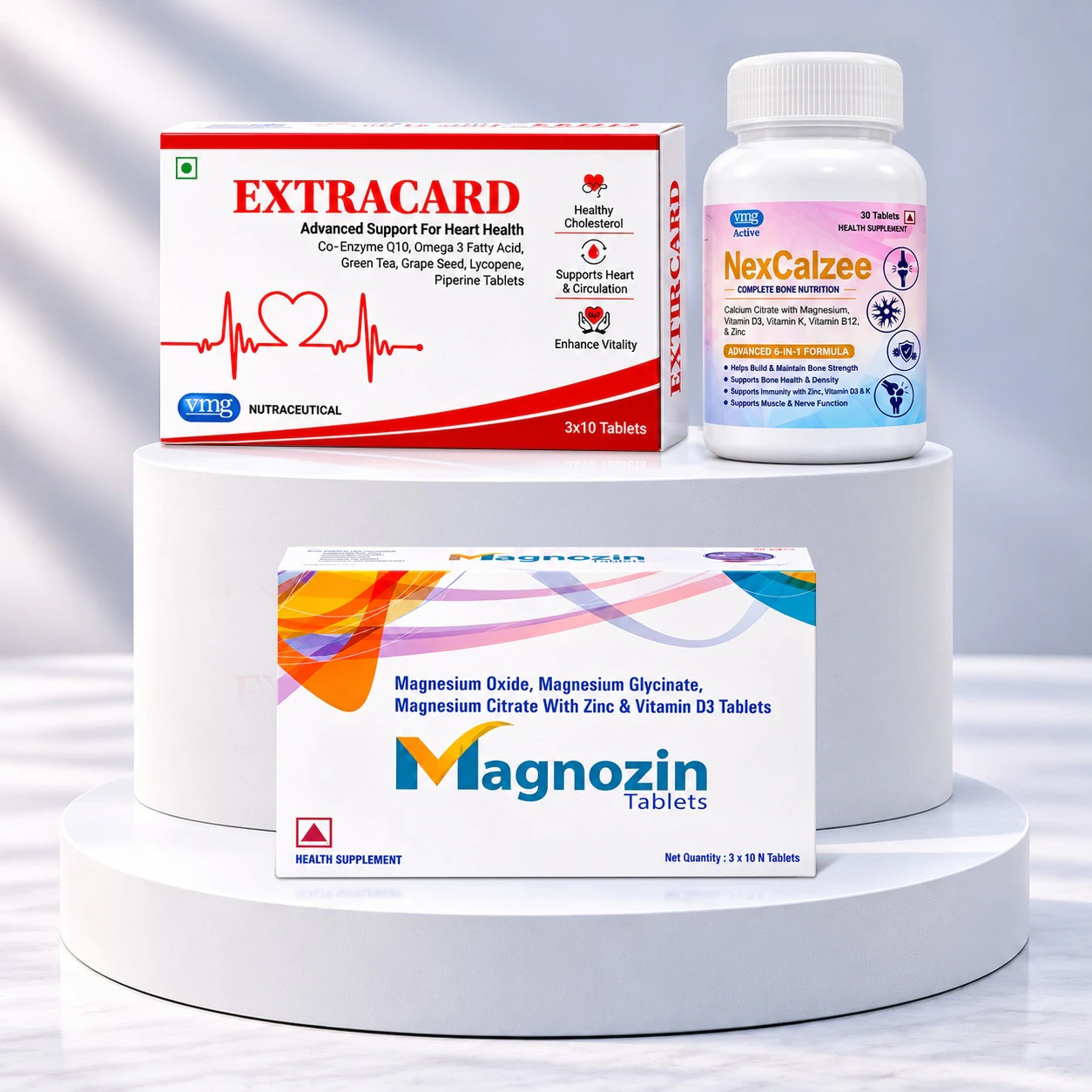 Magnozin + Extracard + NexCalzee